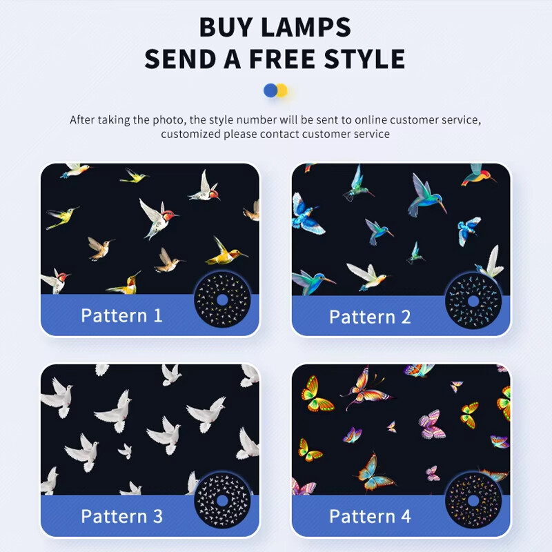 60W-600W Dynamic Effect Pattern Projection Logo Gobo Projector Advertising Light
