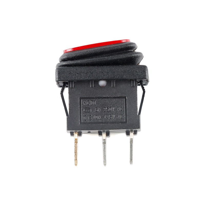 Rectangular Rocker Switch 2/3 Pin 2 Position Black Red Green Illuminated KCD1