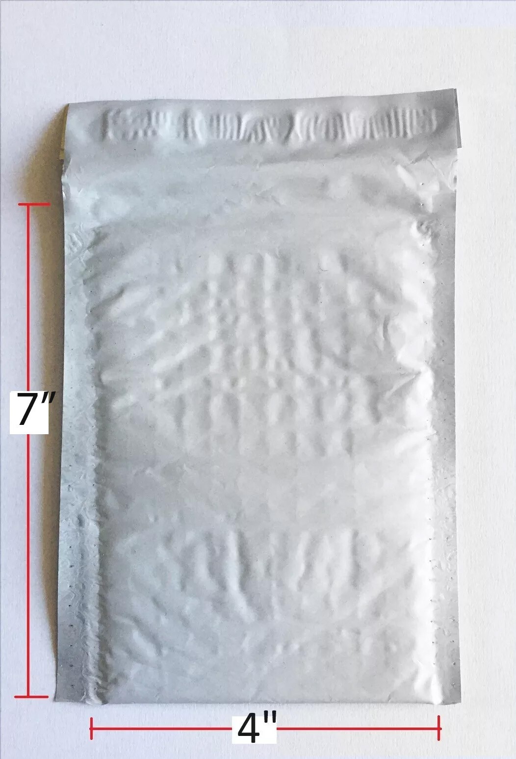 100 pcs Poly Bubble Mailer / Padded Envelopes -inner 4″x7″ -self sealing