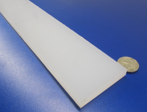 Polypropylene Bar 1/4″ (.250″) Thick x 2.00″ Wide x 48″ Long, 4 pcs, 16 feet