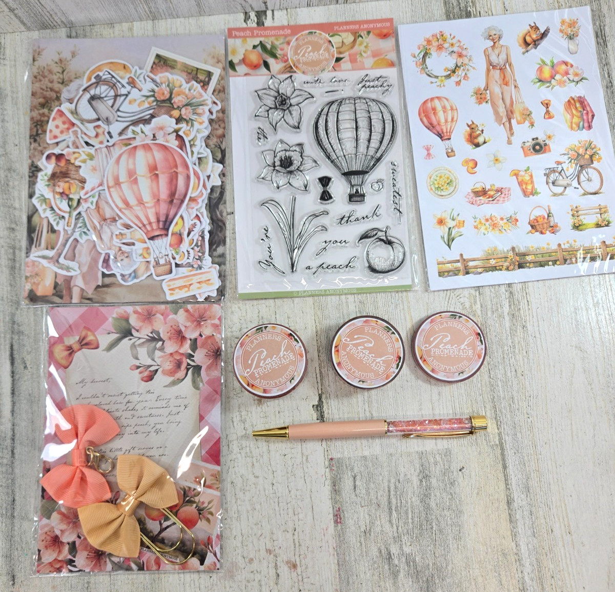 Planners Anonymous Peach Promenade Planner Kit