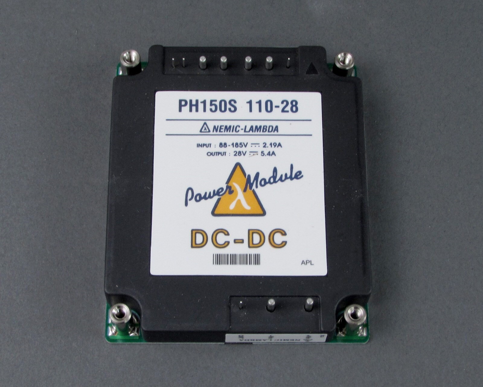 NEW Nemic Lambda PH150S110-28 Isolated DC / DC Converter – 150W, 28V, 5.4A