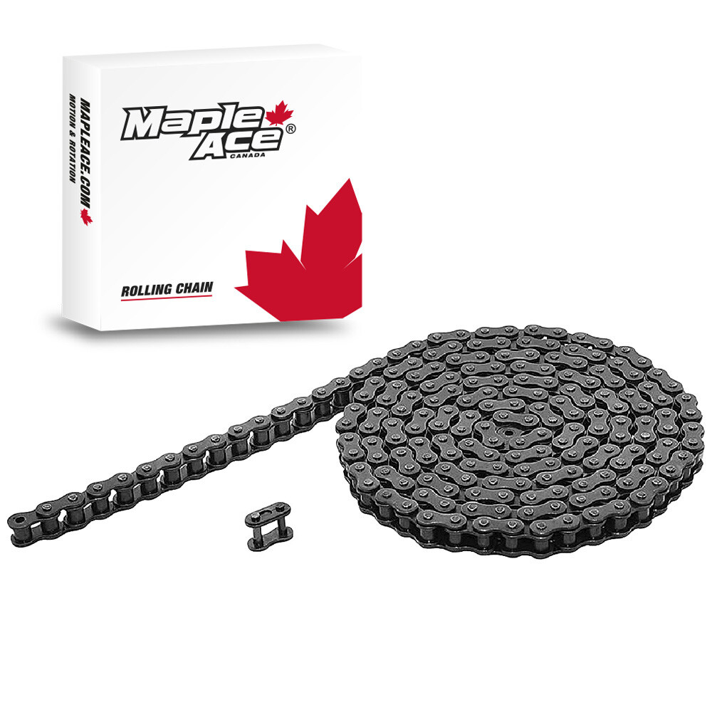 08B Roller Chain 10 Feet plus Connecting Master Link