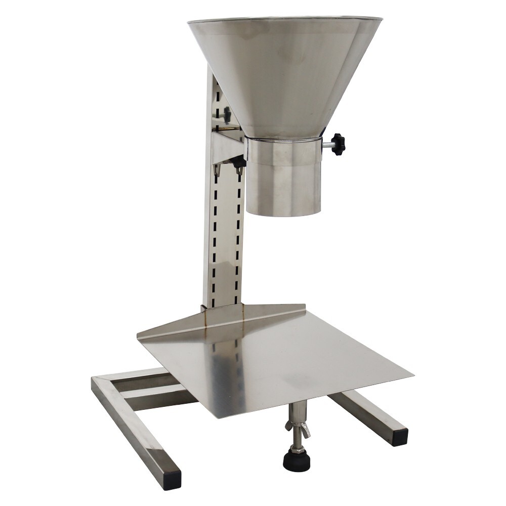 Manual Feeding Hopper Filling Platform Funnel w/Support Stand Adjustable Height