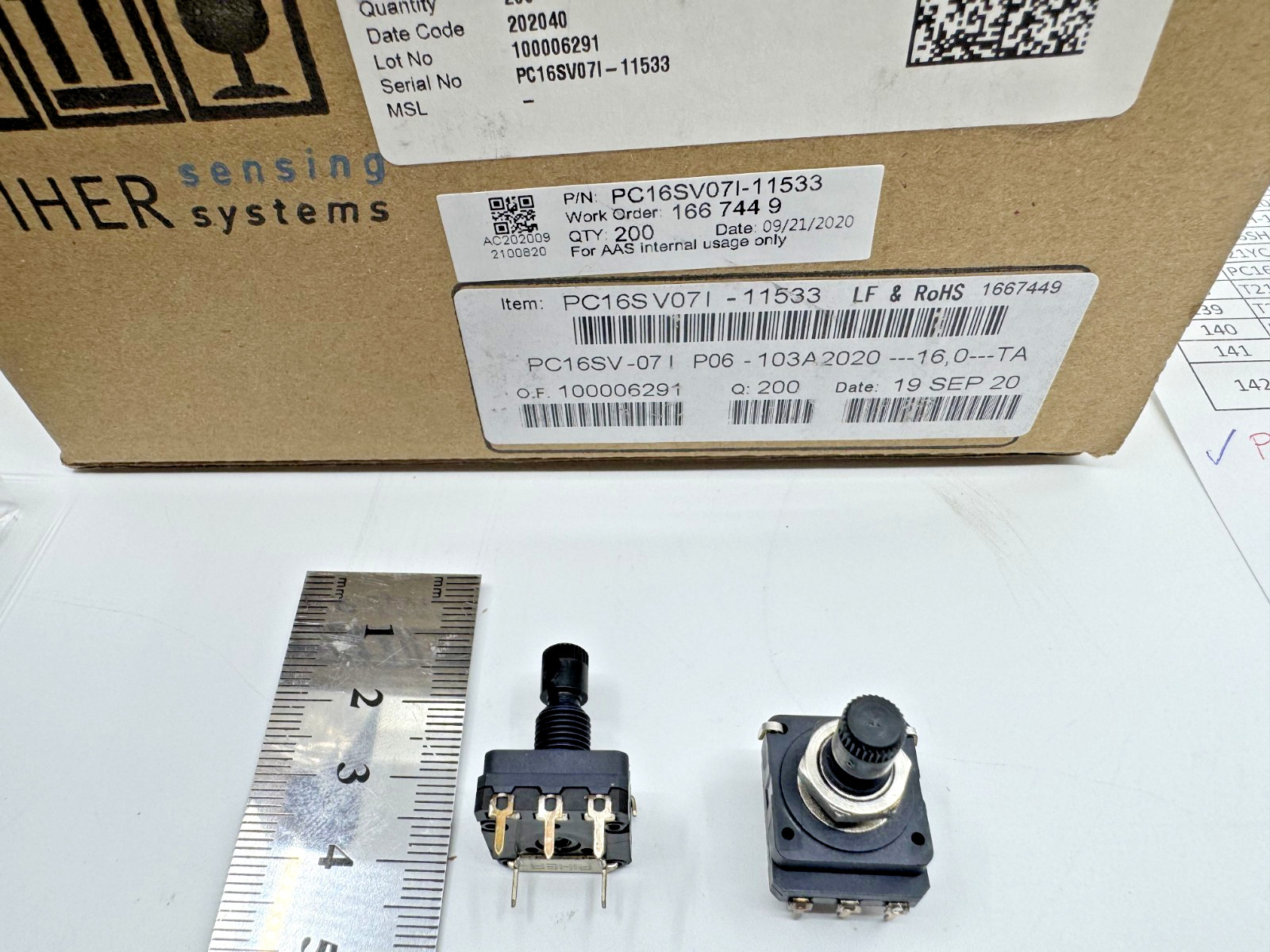 4 Pcs PC16SV-07IP06-103A2020 PIHER Potentiometer 10K Ω 1 Turn PCB 20% Linear
