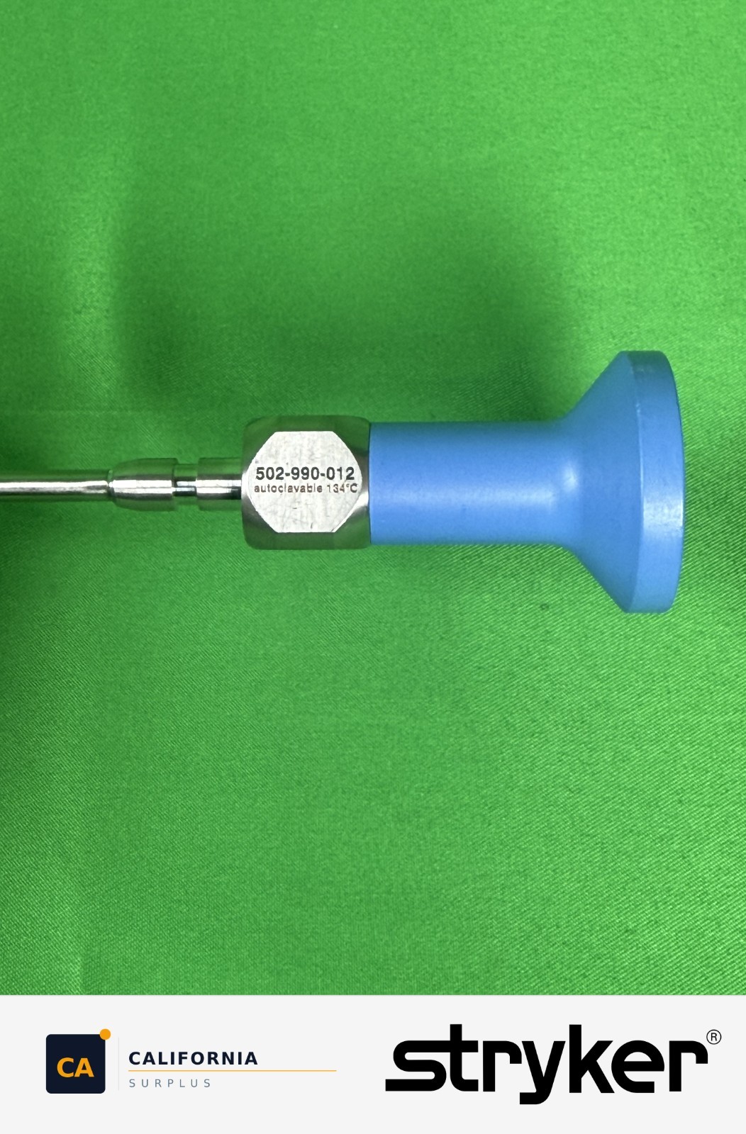Stryker 502-990-012 4.0 mm 12º IDEAL EYES™ Autoclavable Cystoscope