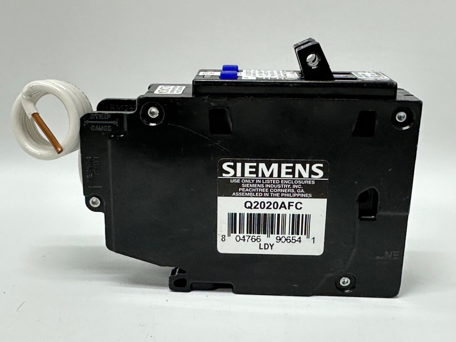 Siemens Q2020AFC Combination Arc Fault Tandem Circuit Breaker NWOB