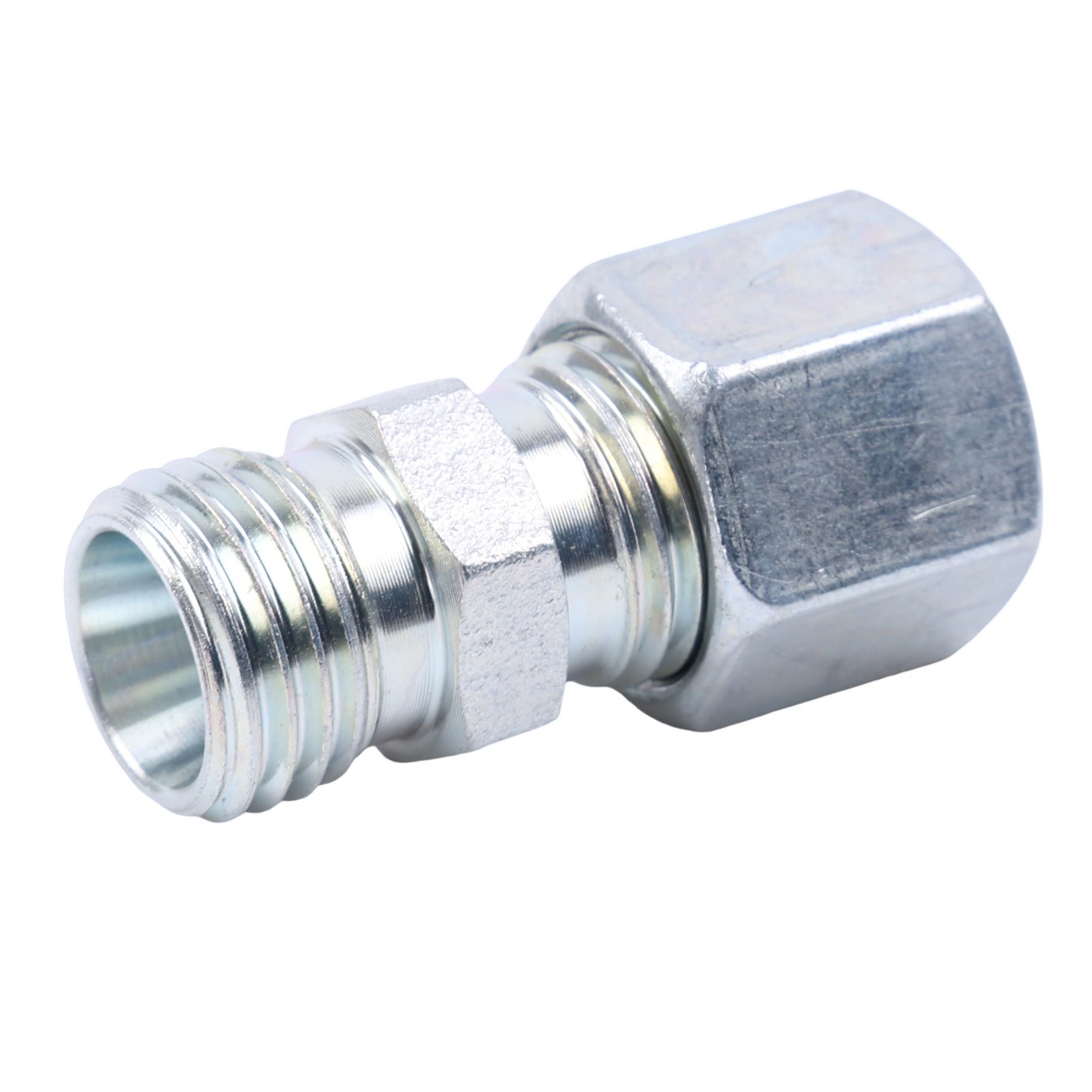 Hydraulic Flow Control Fitting,Mini Excavator,AGT,Inline,M14,SS,Reduce Jerkiness