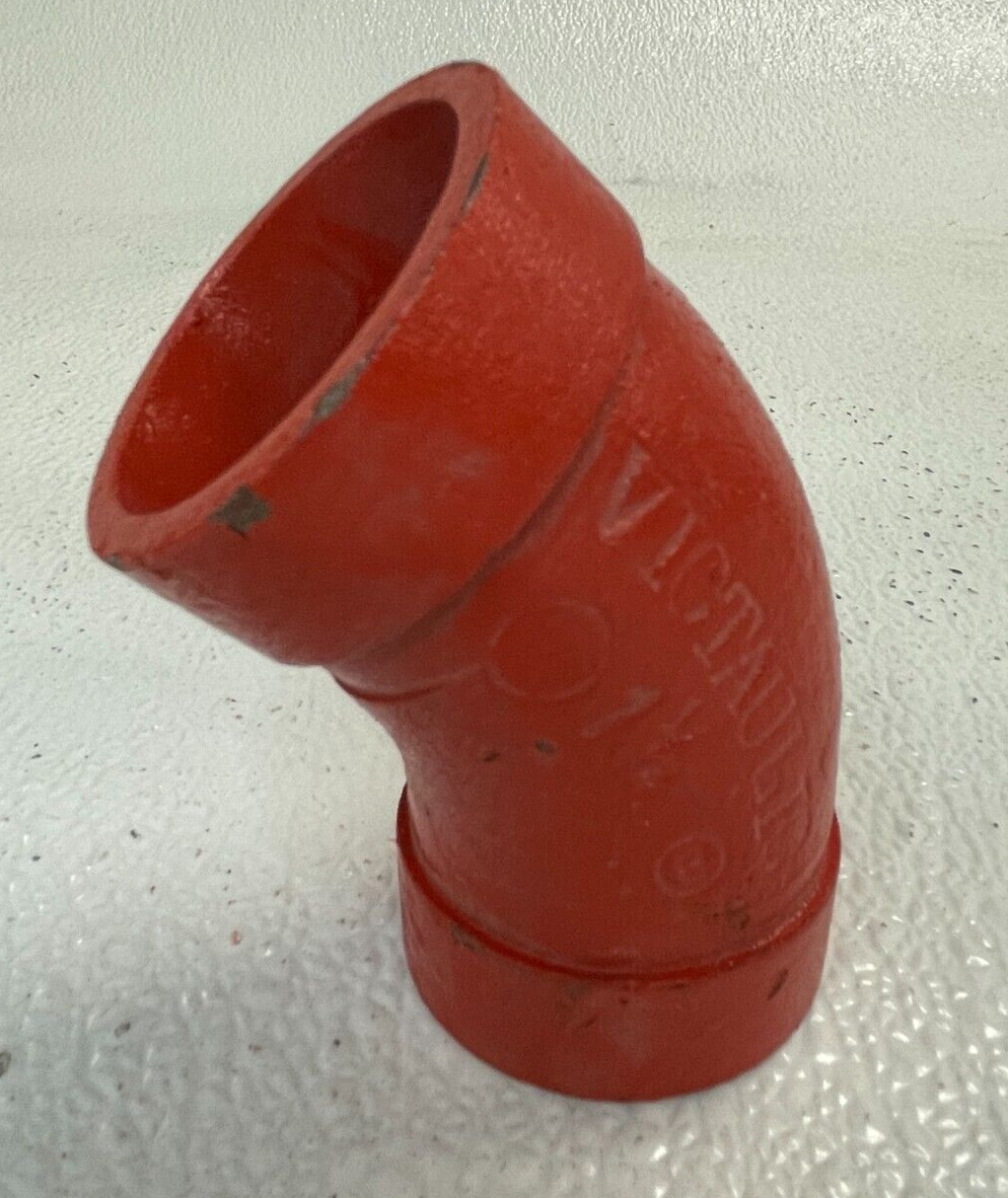 1-1/2″ 45° Elbow Grooved End IPS Pipe Fitting Fits Steel Pipe Size (1.90″ OD)