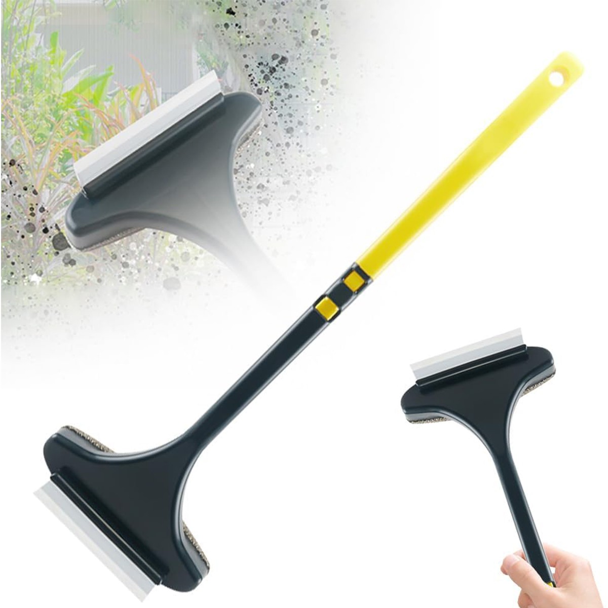 2 IN 1 Multifunctional Clean Brush Glass Brush Household Clean Dust Brush Window