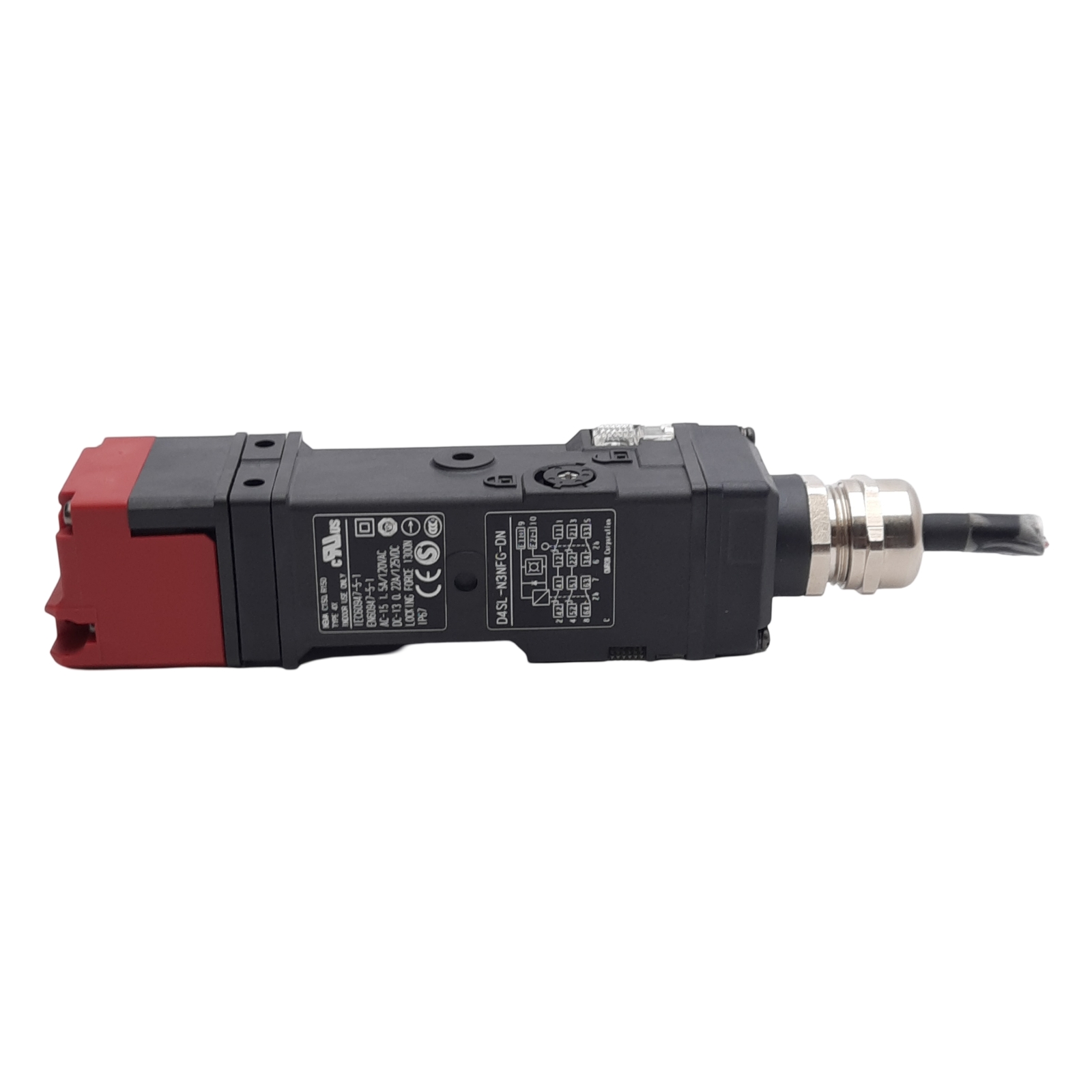 Omron D4SL-N3NFG-DN Safety Door Guard Interlock Switch, 24VDC Coil, 120VAC 1.5A