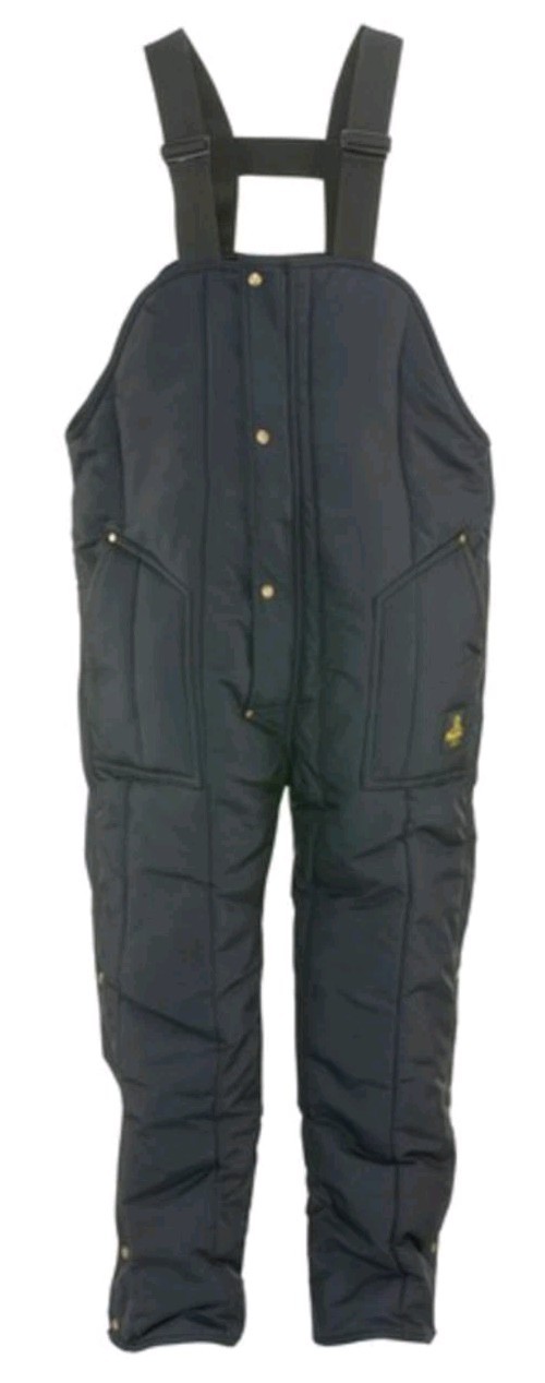 Refrigiwear 0385R Insulated Bib Overalls, Nylon Dark Navy Sz XL NWOT