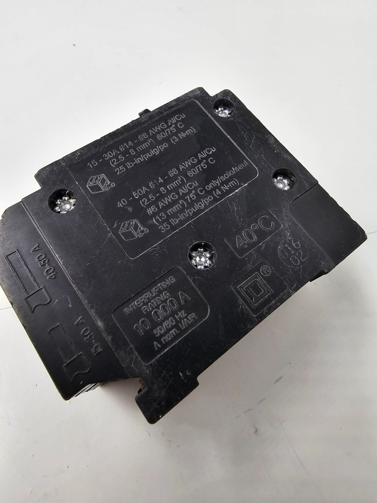 SQUARE D HOMT2020230CP Quad Two 1 Pole 20 Amp 1 2P 30A Plug In Breaker