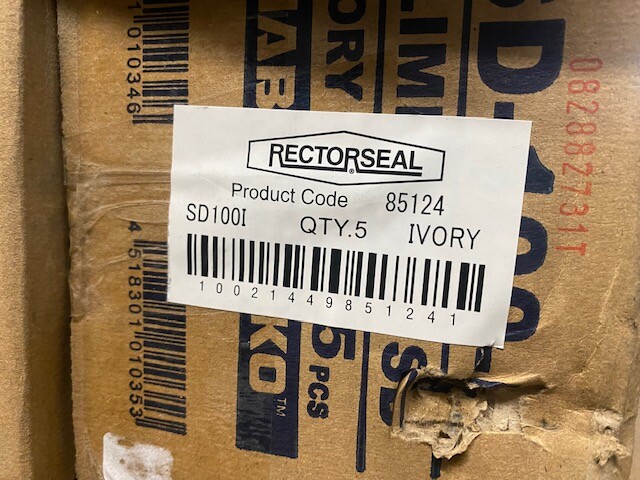 (5 Pack) Slimduct 85124 SD100I 100mm 3-3/4″ x 78″ Ivory – Line set cover 4″ Pipe