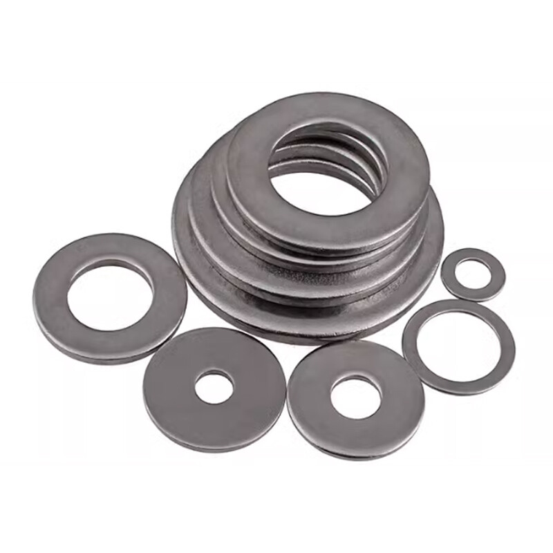 SUS 201 Stainless Steel – Flat Washers Gasket Rings Shim M3 M4 M5 M6 M8 M10 M12