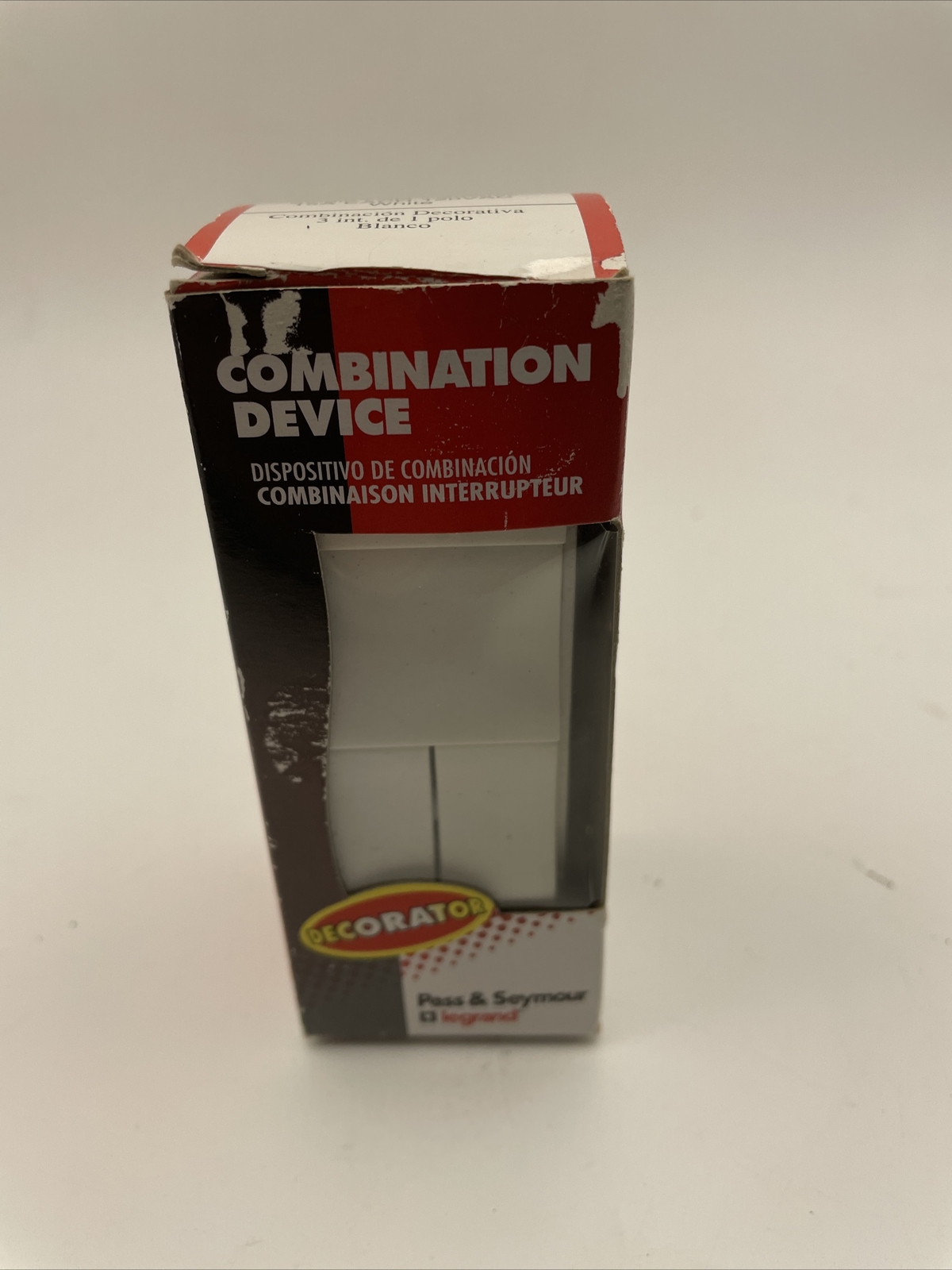 Pess & Seymour 2 in 1 White 15 amp Switches *NEW* TM811-WCC6