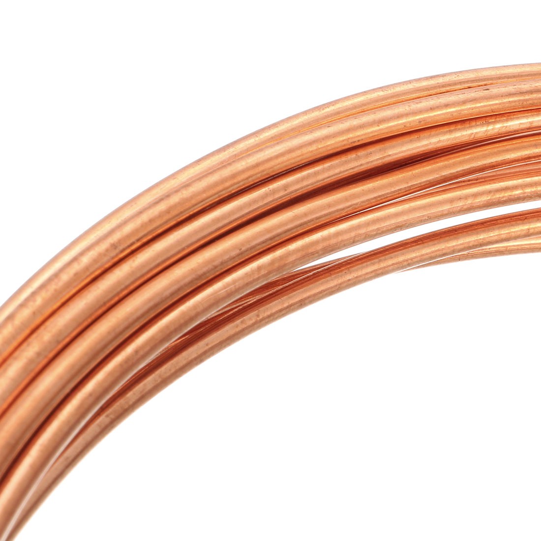 1.6mm OD 0.6mm ID Refrigeration Tubing for Freezer Copper Tubing Coil 9.8ft