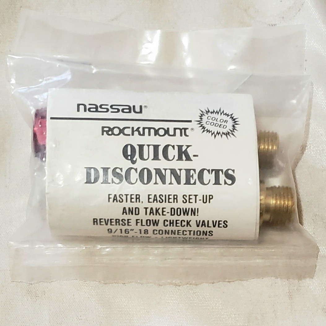 Western Nassau Quick Connect Coupling Set Torch Mount