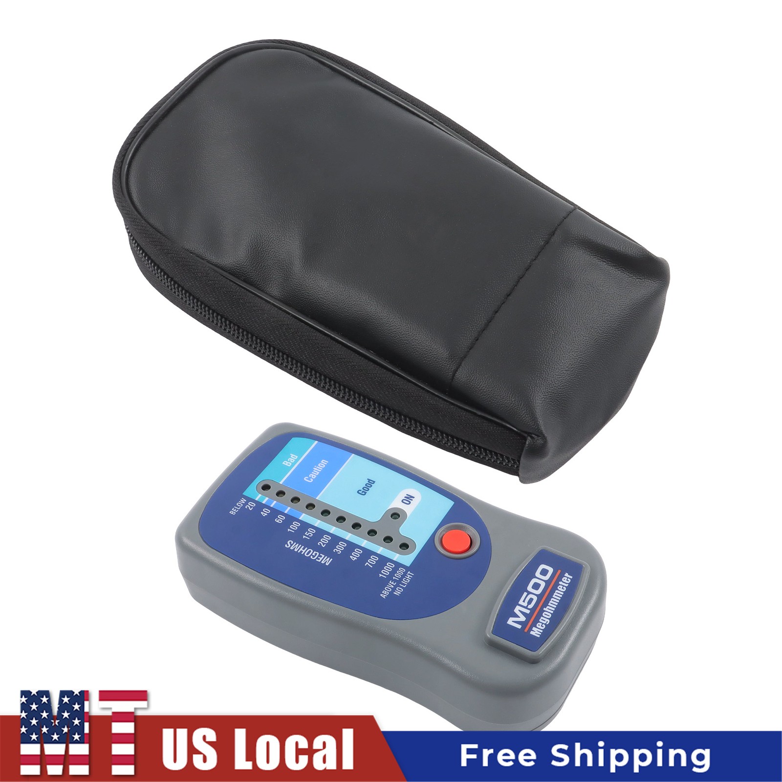 Digital M500 Insulation Tester, Megohmmeter & Compressor Tester for HVAC