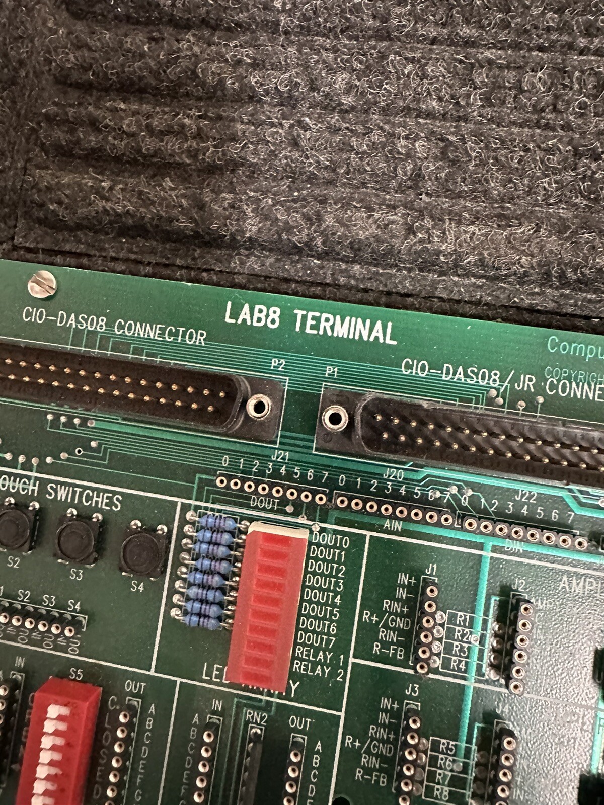 Computer Boards LAB8 CIO-DAS08 Analog And Digital I / O Board 1994