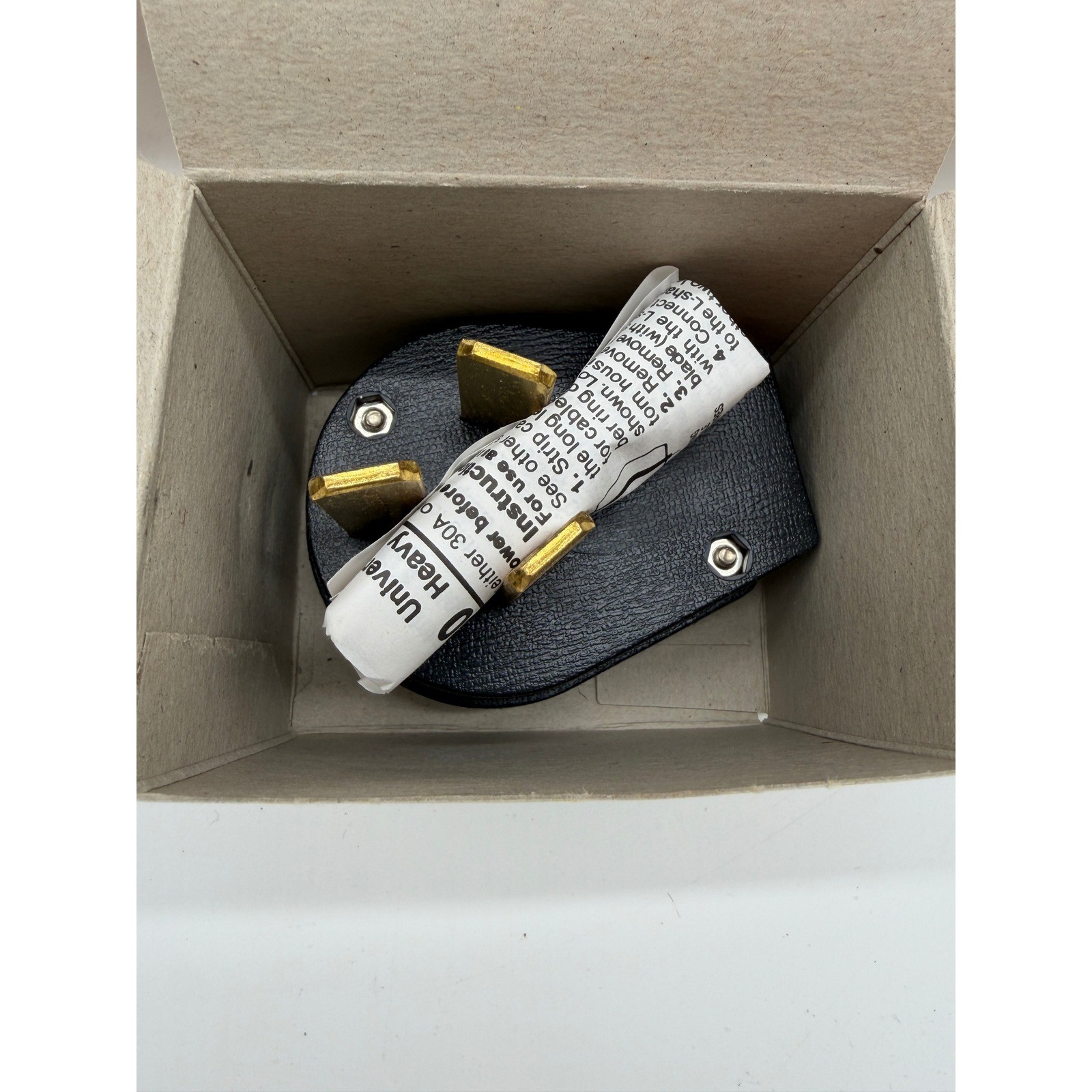 Lot of 7 Eagle 80-BOX Heavy Duty Universal Angle Plug 30A 50A 125V/250V NEMA 10