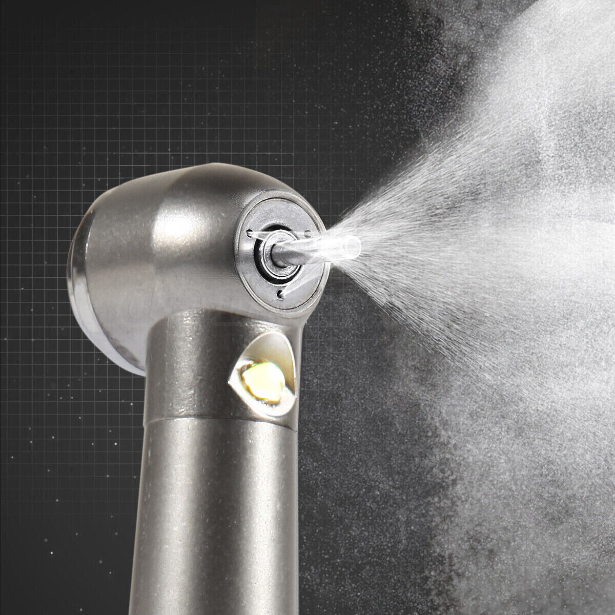 Dental Integrate LED E-generator High Speed Handpiece Stainless Body Push 2 Hole