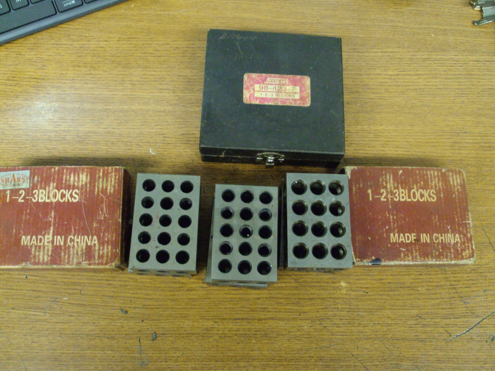 Shars 6 Pairs Precision 1-2-3 Blocks B488