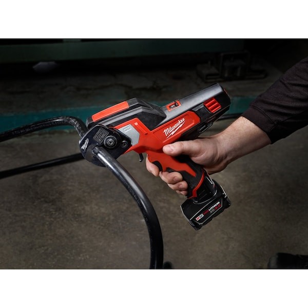 Milwaukee Tool 2472-21Xc M12 600 Mcm Cable Cutter Kit, Cordless, M12 Xc 3.0Ah