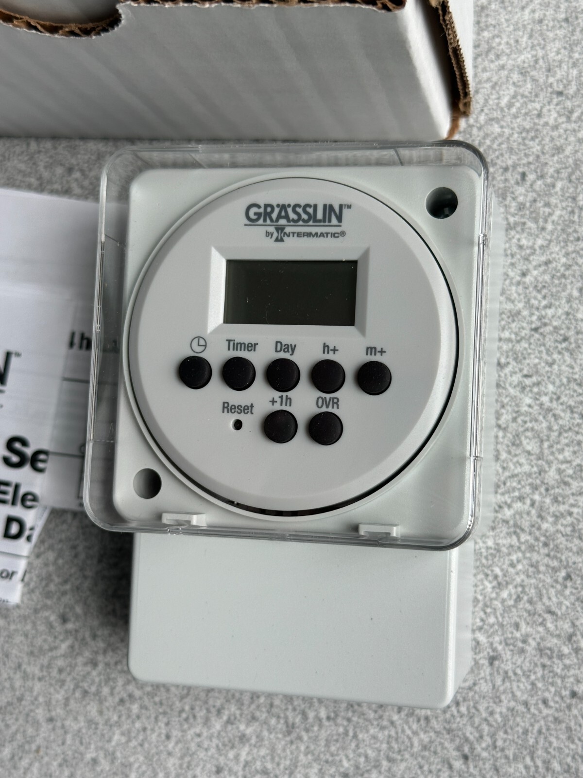 NEW Intermatic FM1D14A-12 Electronic Timer Module, 24-Hr/7-Day, Surface/DIN Rail