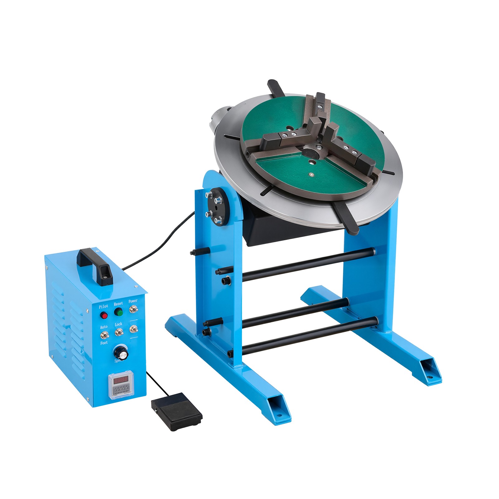 Uimoso Rotary Welding Positioner Turntable Table, 441 lbs Load, Tilt -45° to 90°