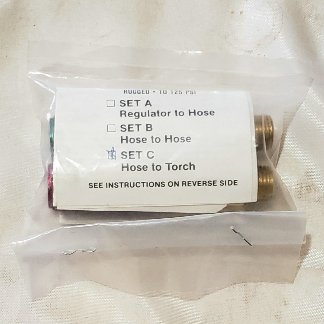Western Nassau Quick Connect Coupling Set Torch Mount