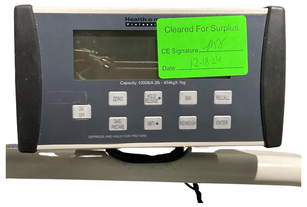 HEALTH O METER 1100KL DIGITAL HANDRAIL SCALE @