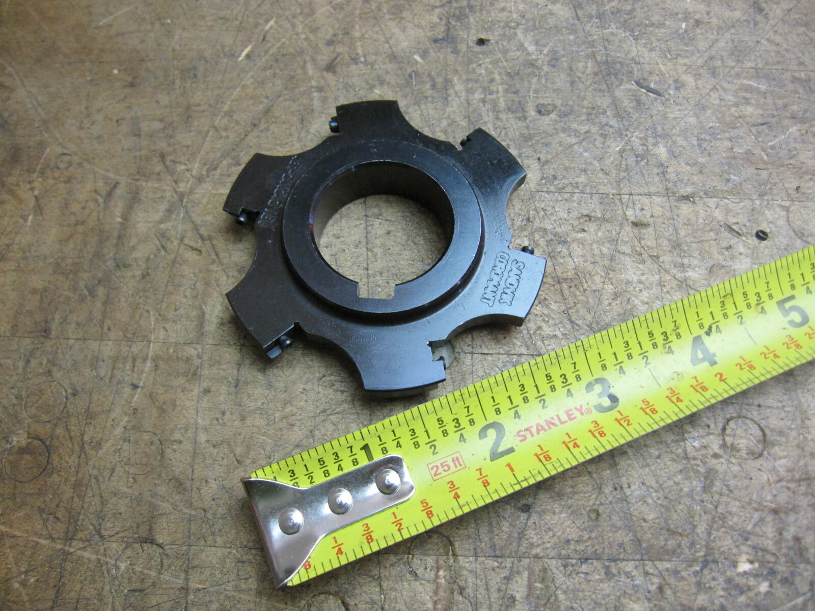 Sandvik 431-240242 N38 3-1/8″ X 1/4″ 6 insert indexable slot mill cutter 1-1/2″