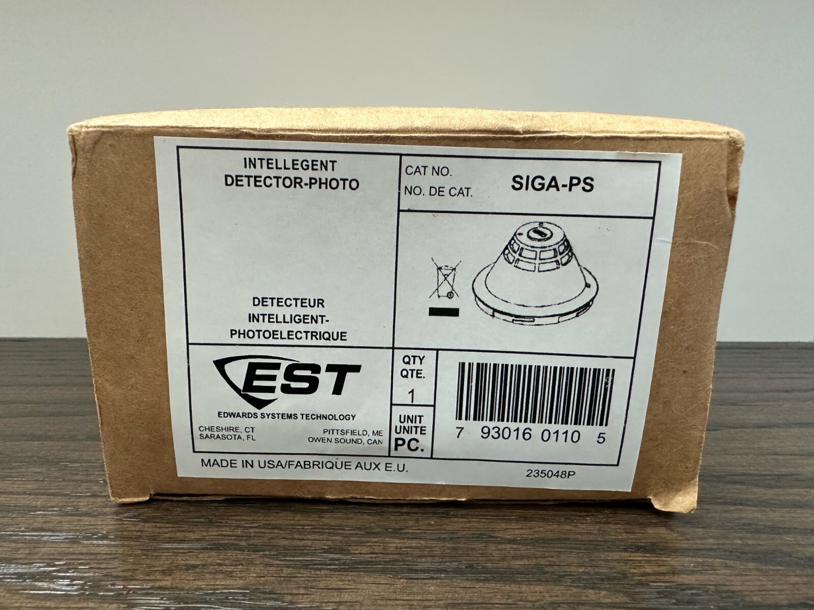 NEW EDWARDS EST SIGA-PS SIGA PS Photoelectric Smoke Detector FREE SHIPPING !!!