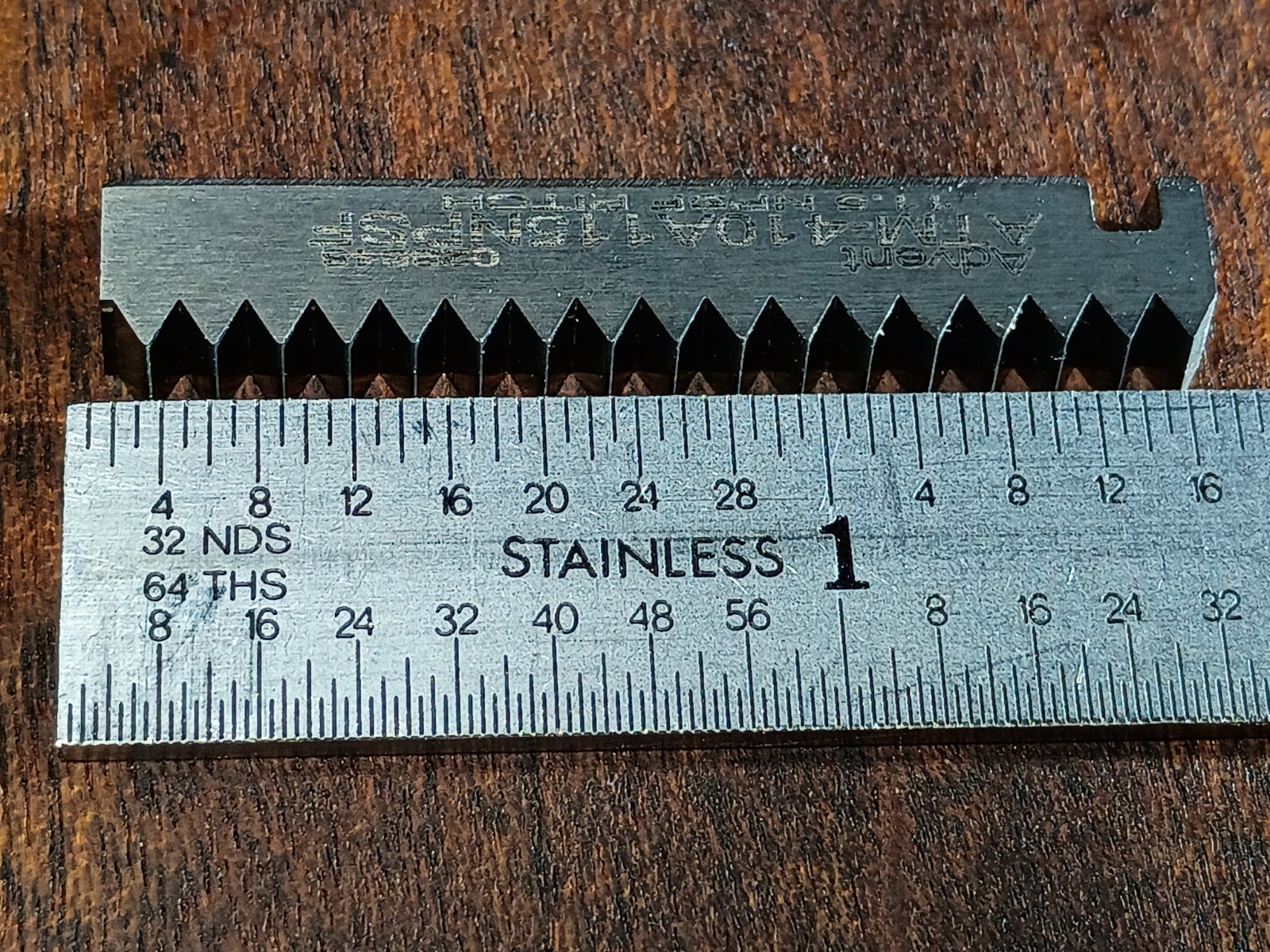 Advent Thread Mill ATM-410A115NPSC 11.5 Pitch NPS Carbide Insert 60° Flank 20° C