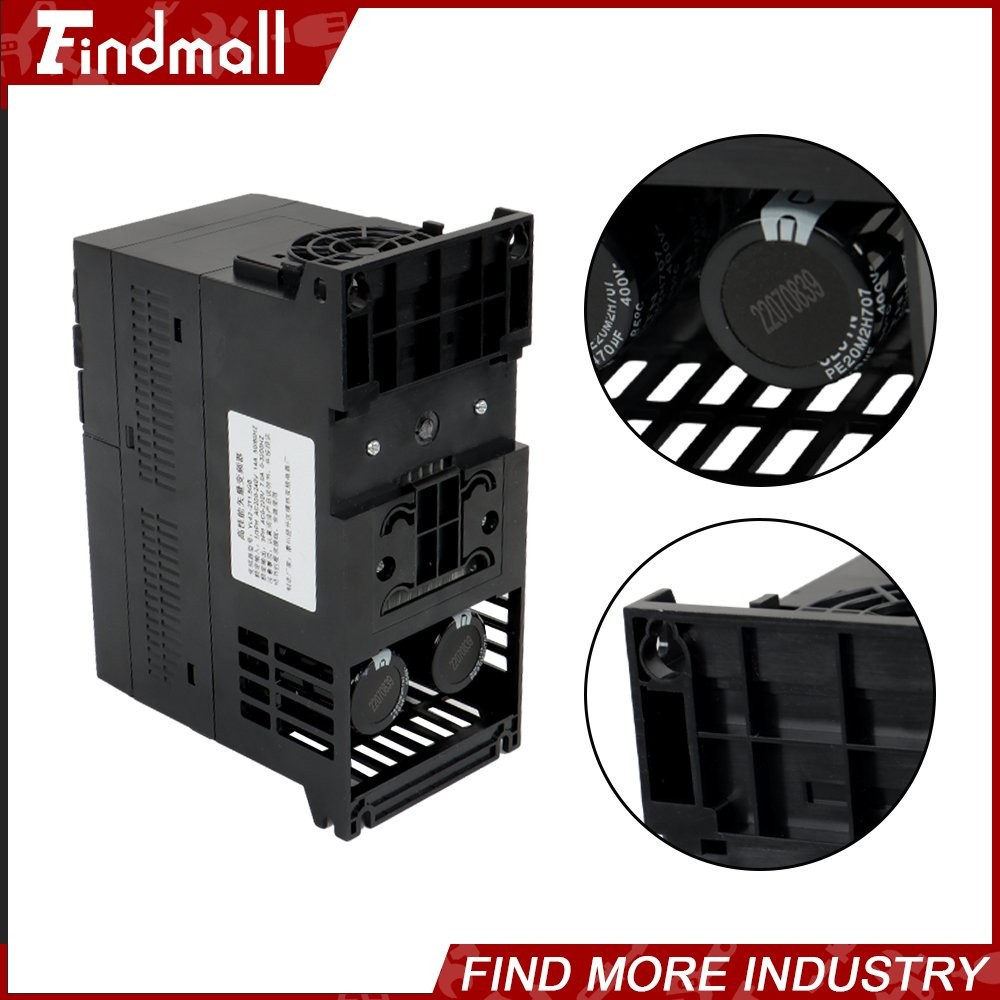 Findmall 2HP 220V 1.5KW Variable Frequency Drive Inverter VFD Single to 3 Phase