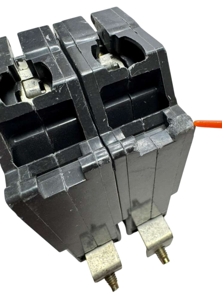 General Electric THQB2130 Circuit Breaker, 2-Pole, 30A, 120/240VAC, *Chipped*