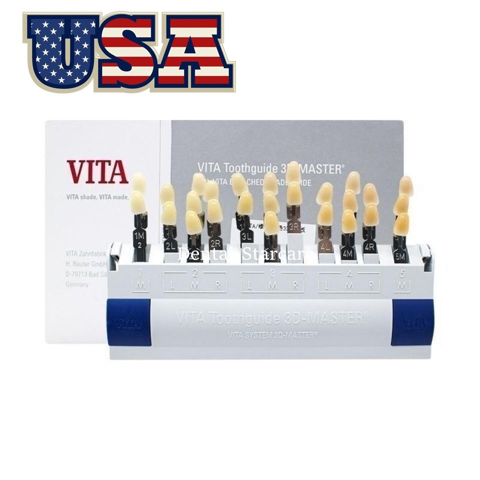 Dental Resin Toothguide VITA 3D Master with Bleached Shade Guide 29 Colors USA