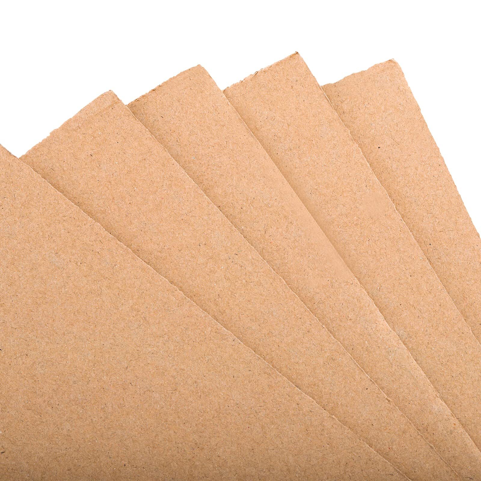 50 Pack Corrugated Cardboard Sheets 12×12 Inch 2mm Thick Filler Pads Brown