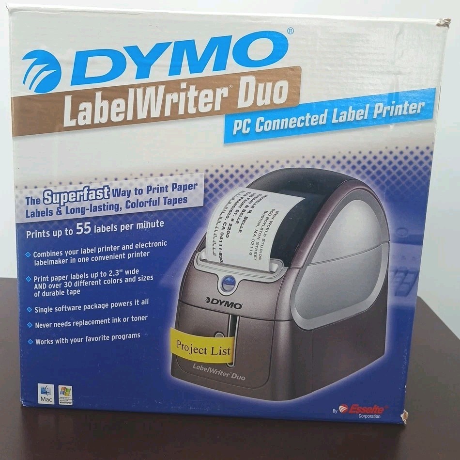Dymo LabelWriter Duo 93105 Thermal Label Printer (New in Box)