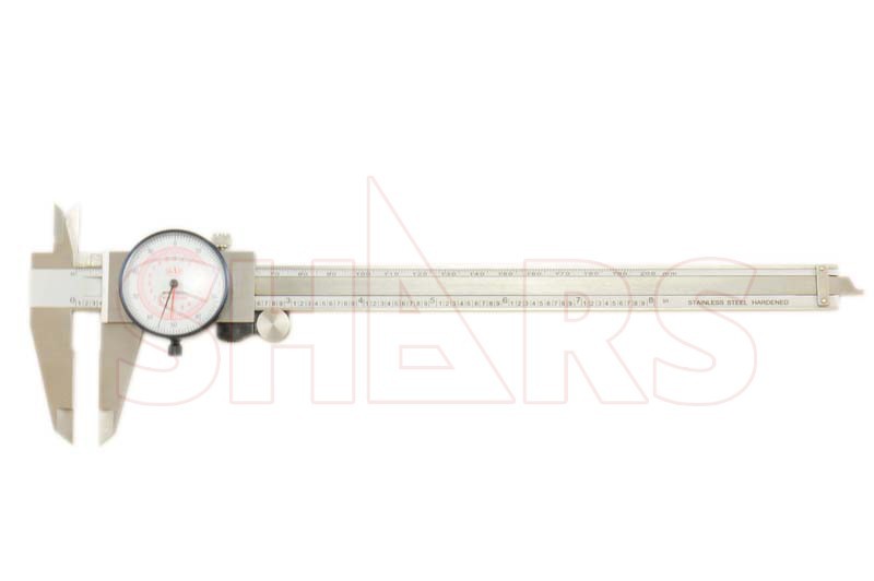 Shars 8″/200mm Dual Reading Inch / Metric Stainless Steel Dial Caliper P}