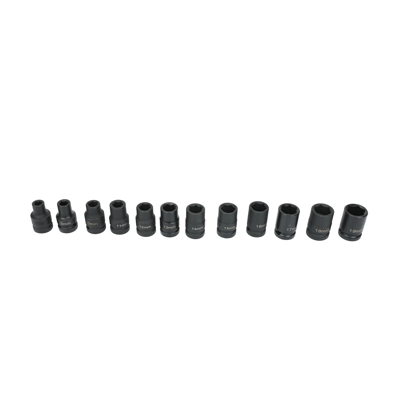 35pcs 1/2 Inch Drive Deep Impact Socket Tool Set Metric Garage Workshop Tools