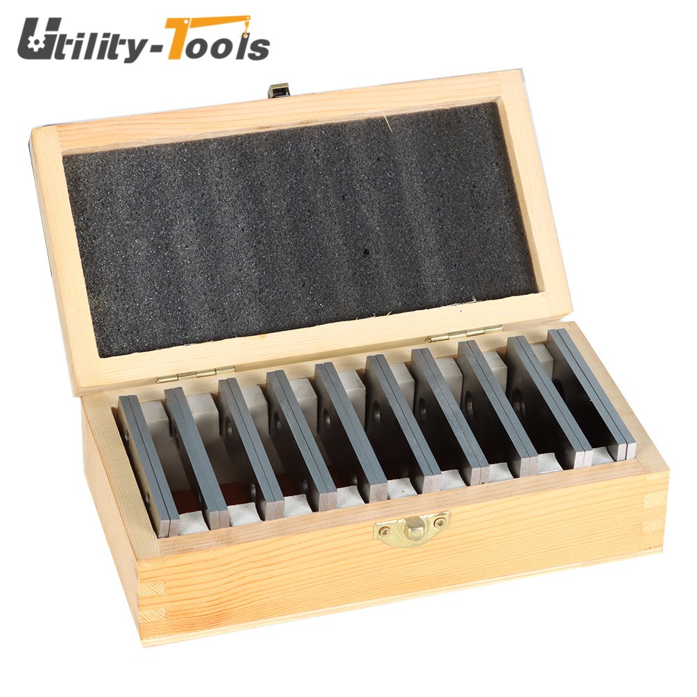 10 Pair 1/8 × 3″ Precision Parallel Set Hardened Steel In Case Steel