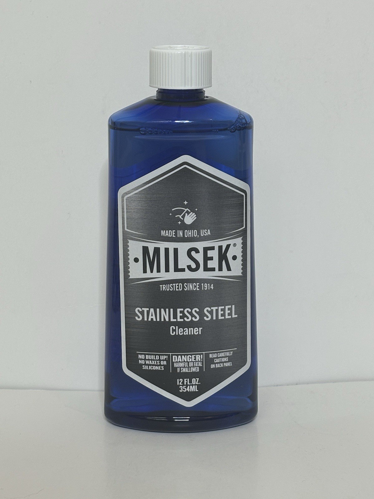 Milsek 12 Ounce One-Step Stainless Steel Cleaner