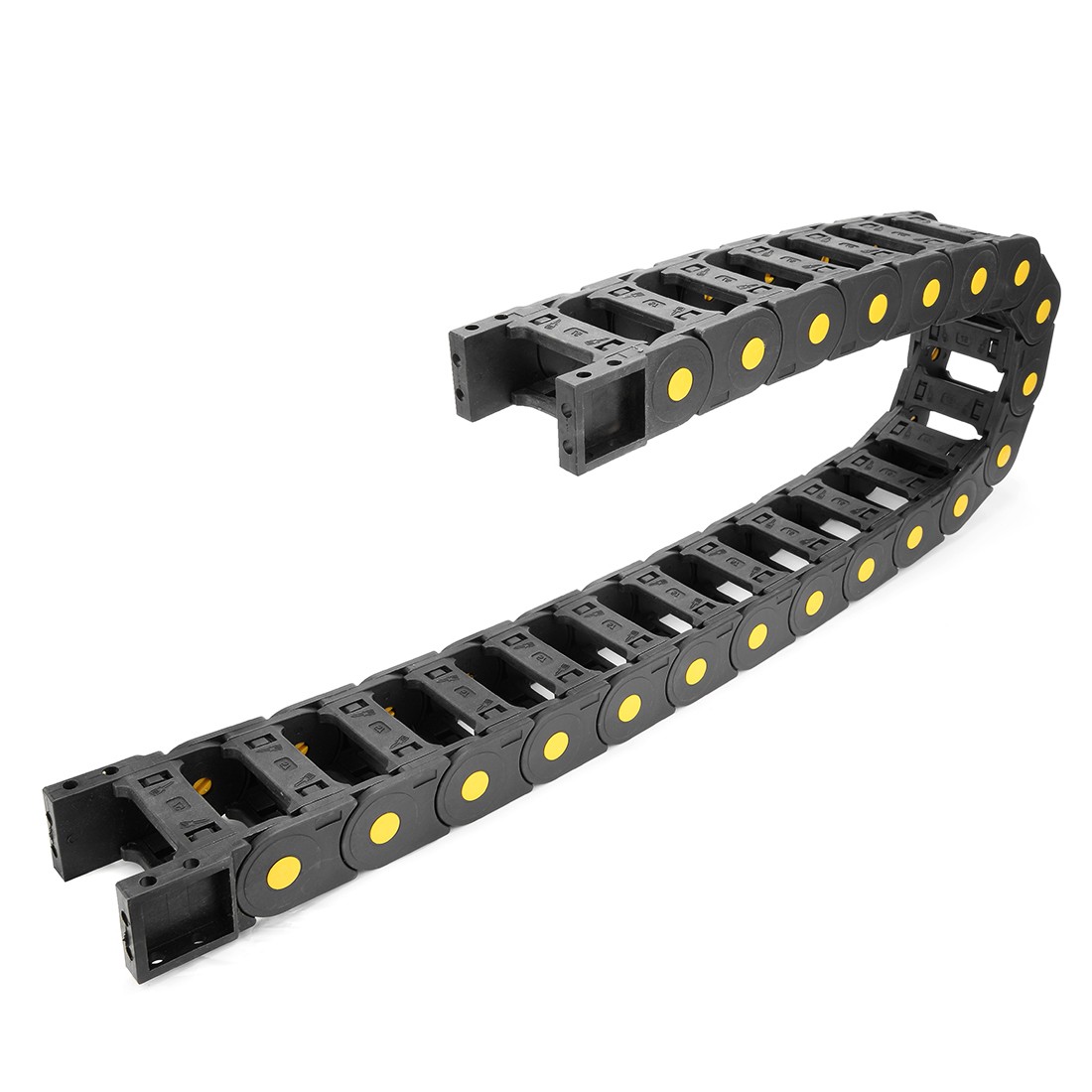 R55 25x57mm 1M Carrier Drag Chain for CNC Plastic Open Type Cable Wire