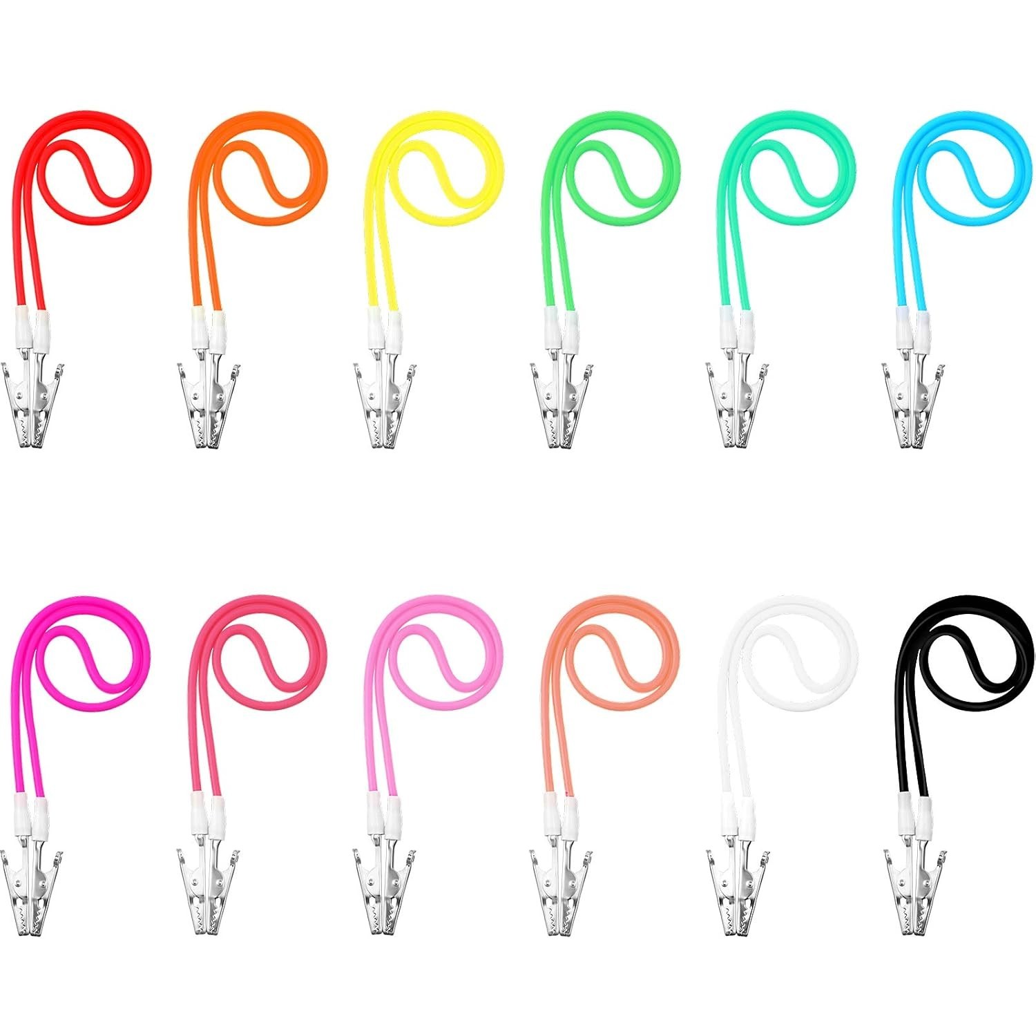 Versatile 12-Pcs Bib Holder Clips – Comfortable and Colorful for Everyday Use