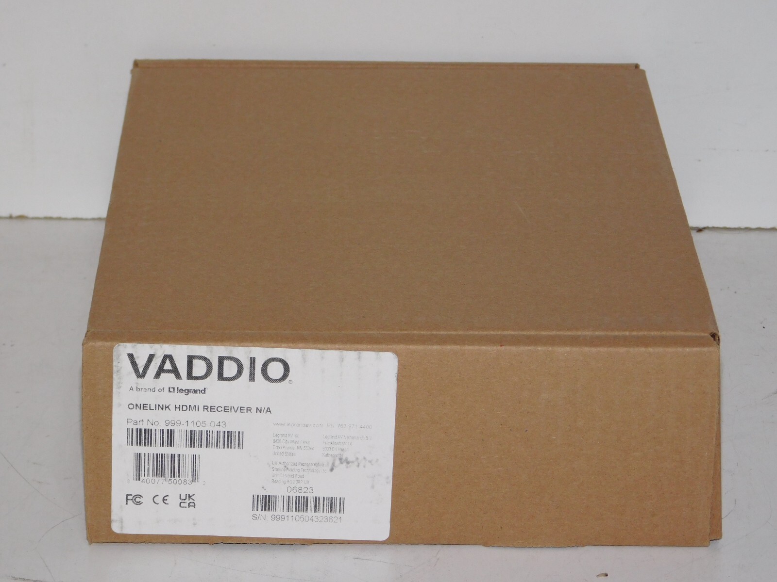 New Vaddio 999-1105-043 OneLINK HDMI Interface Receiver HDBaseT Camera System