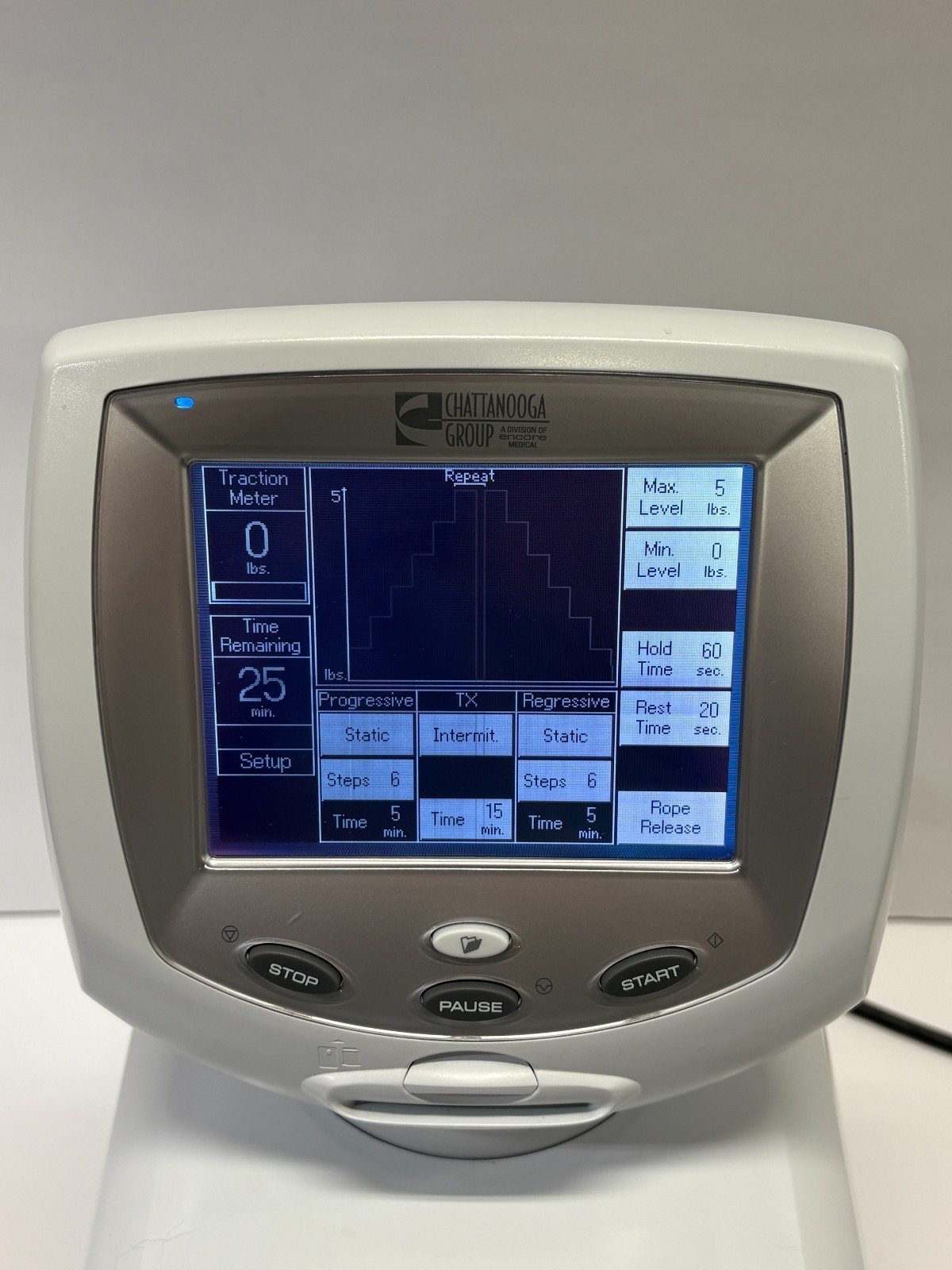 Chattanooga TX 4759 Traction Machine Console Version 1.7 for Triton DTS Table