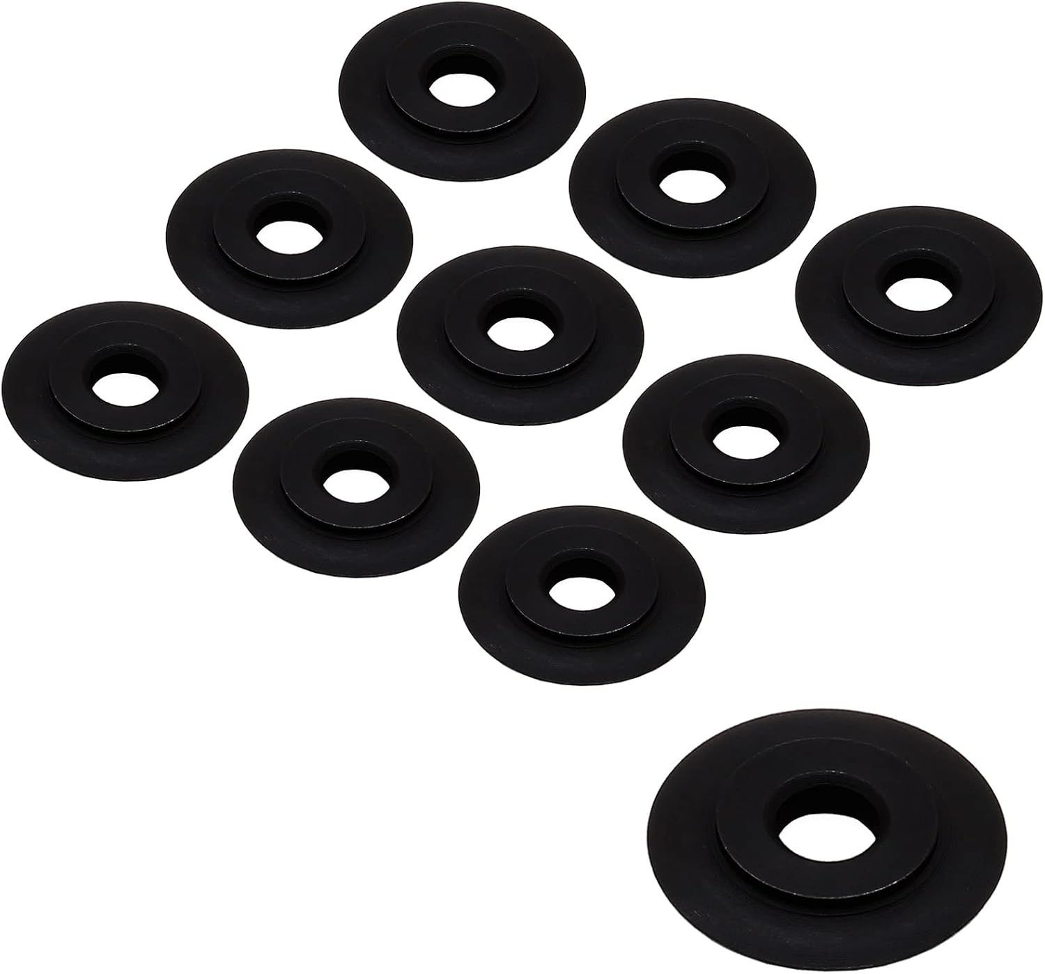 10 Pcs Manganese Steel Replacement Cutter Wheels, Black Spare Wheel Blade for Pi
