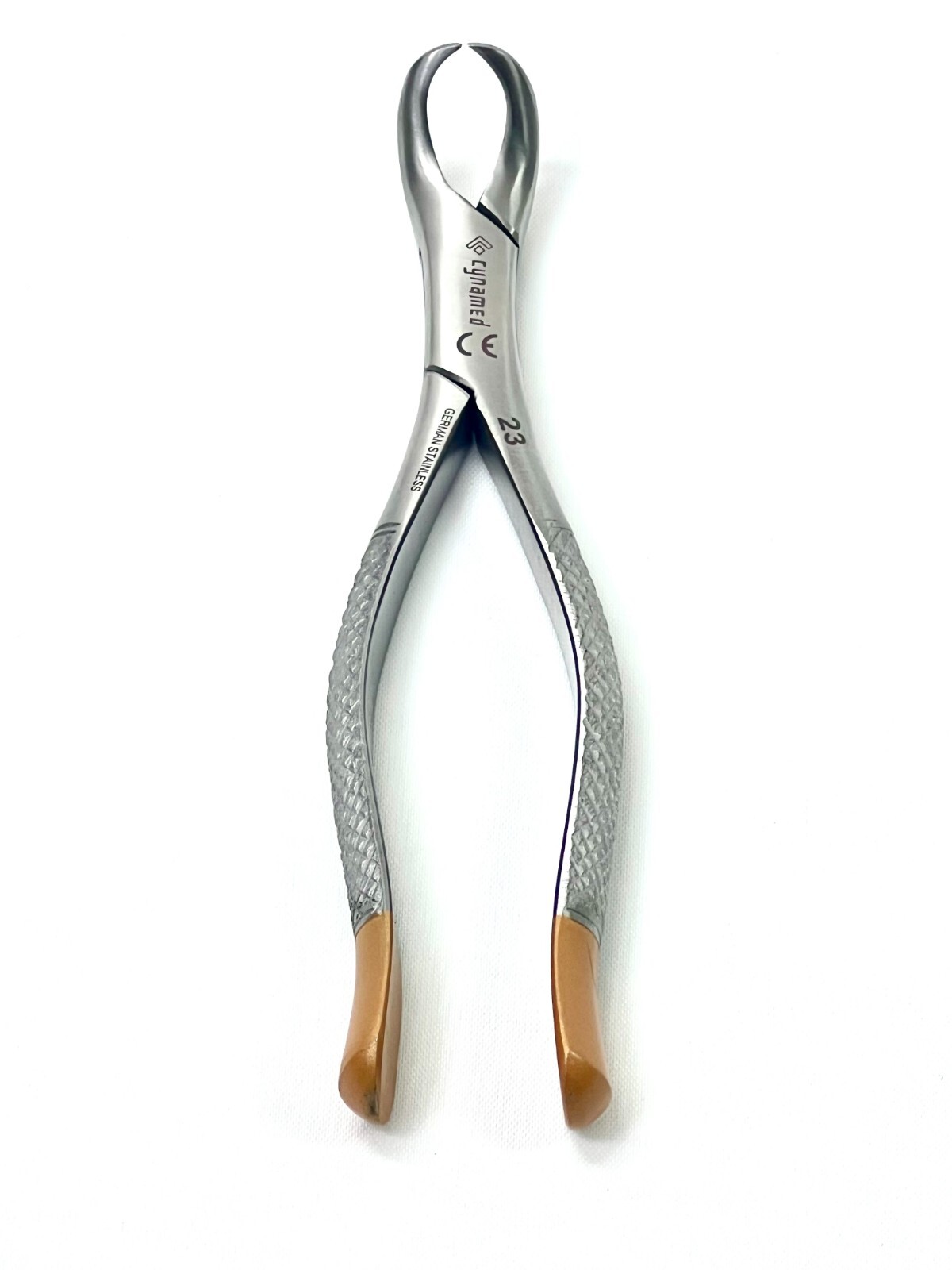 2 PREMIUM GERMAN DENTAL TOOTH EXTRACTING FORCEPS #23 COW HORN LOWER MOLAR DENTAL